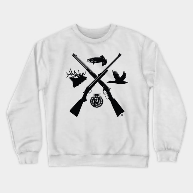 Hunting & Fishing Crewneck Sweatshirt by 